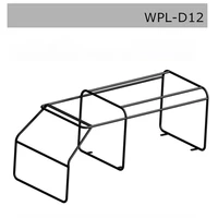 simulation metal roll cage for wpl d12 rc truck shockproof rear bucket frame upgrade parts