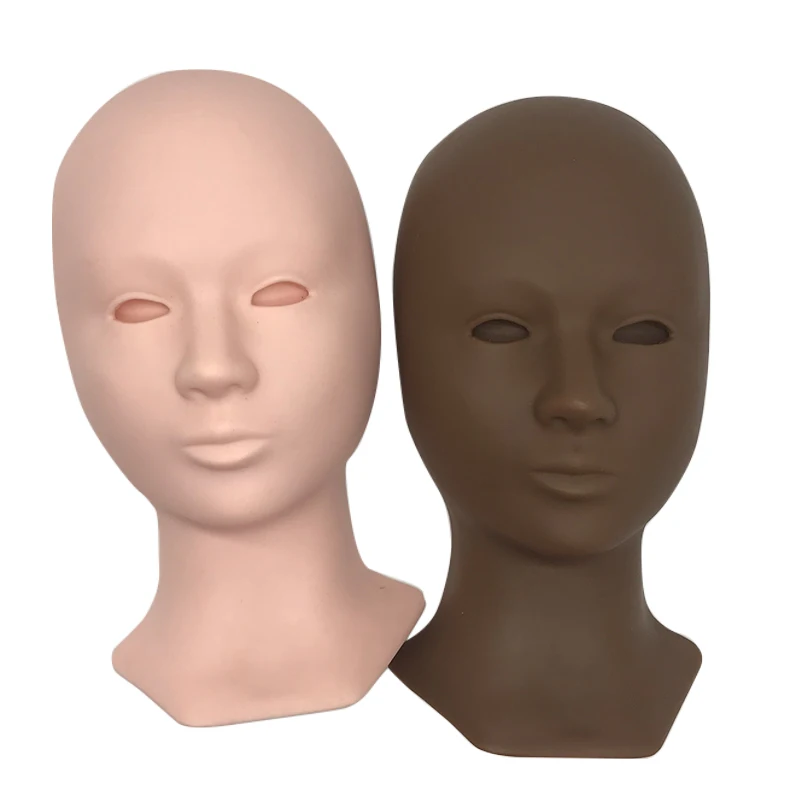 Манекен силиконовый для наращивания ресниц набор головок манекена массажа