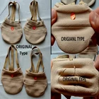 Эластичные защитные туфли Ginastica для танцев, мягкие полувязаные носки для девушек, обувь для ритмической гимнастики с пальцами