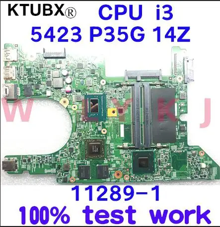 Материнская плата 11289 1 для ноутбука Dell Inspiron 14z P35G 5423 материнская с процессором i3 GPU