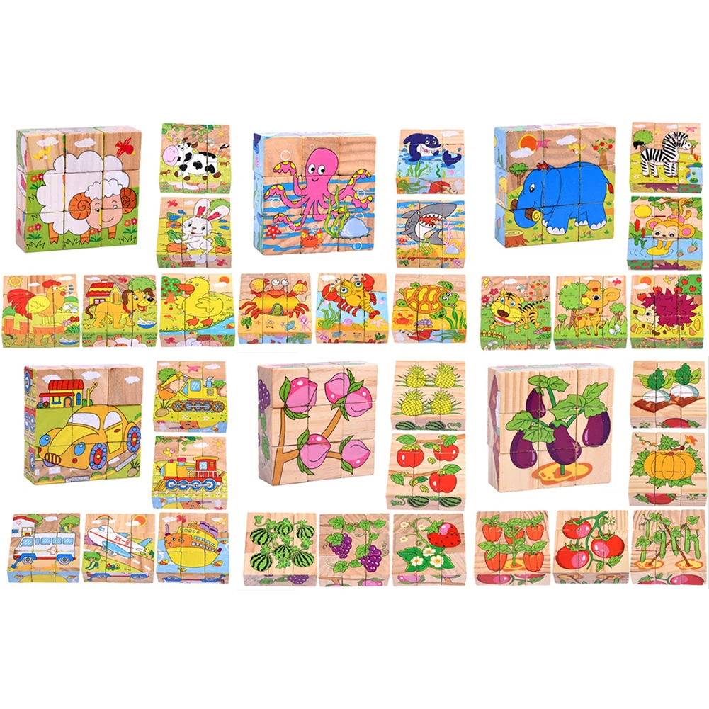 Картина с шестью лицами 3D пазл игрушки детская игрушка для раннего