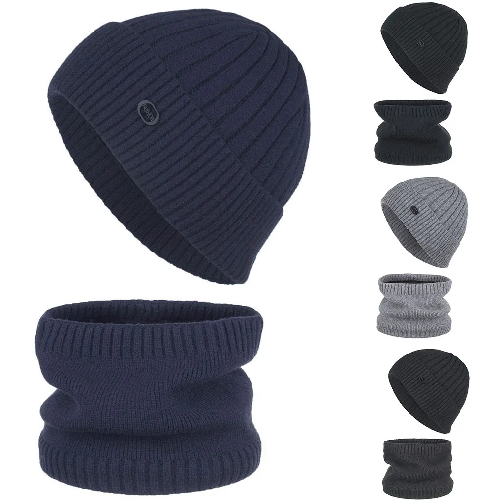 SAGACE унисекс зимняя вязаная короткая однотонная Кепка в рубчик мешковатая Ретро