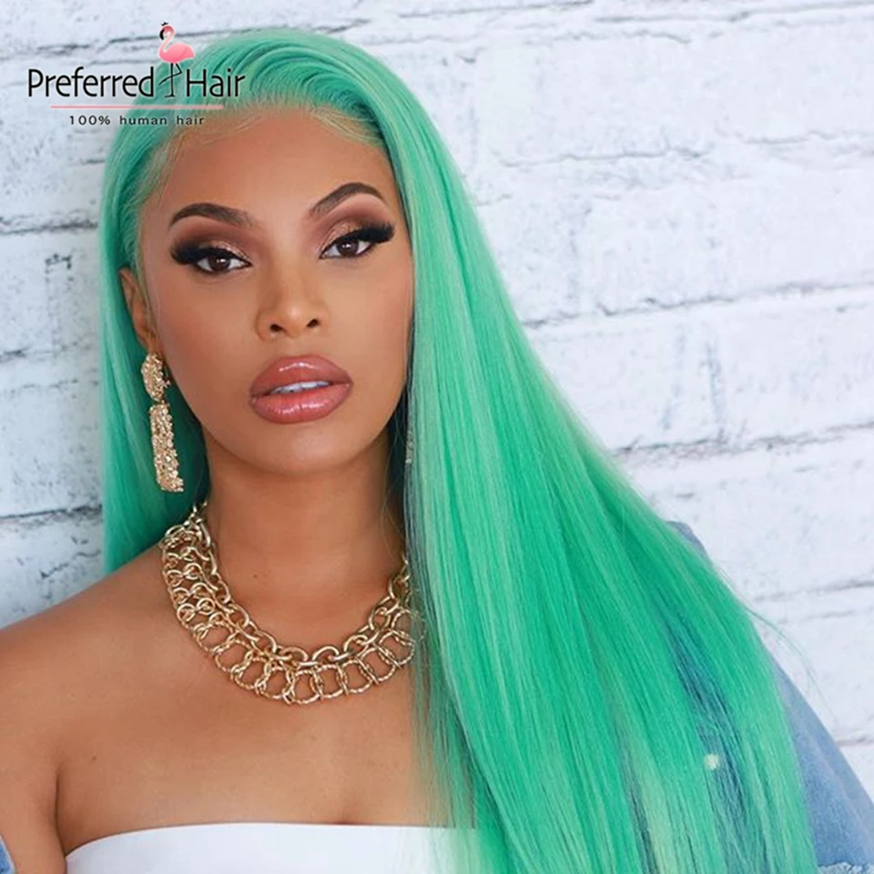 Предпочтительный бразильский Remy Glueless человеческие волосы парик 13x6 прямой кружевной передний парик предварительно выщипанные прозрачные кружевные парики для черных женщин