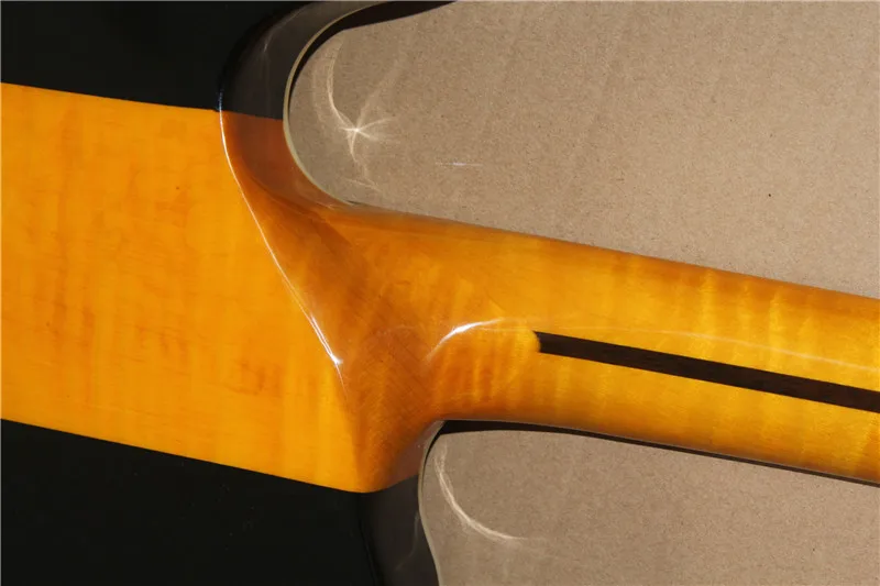 Custom Shop Новое поступление с головой собаки подписи Sunburst электрогитара золотой