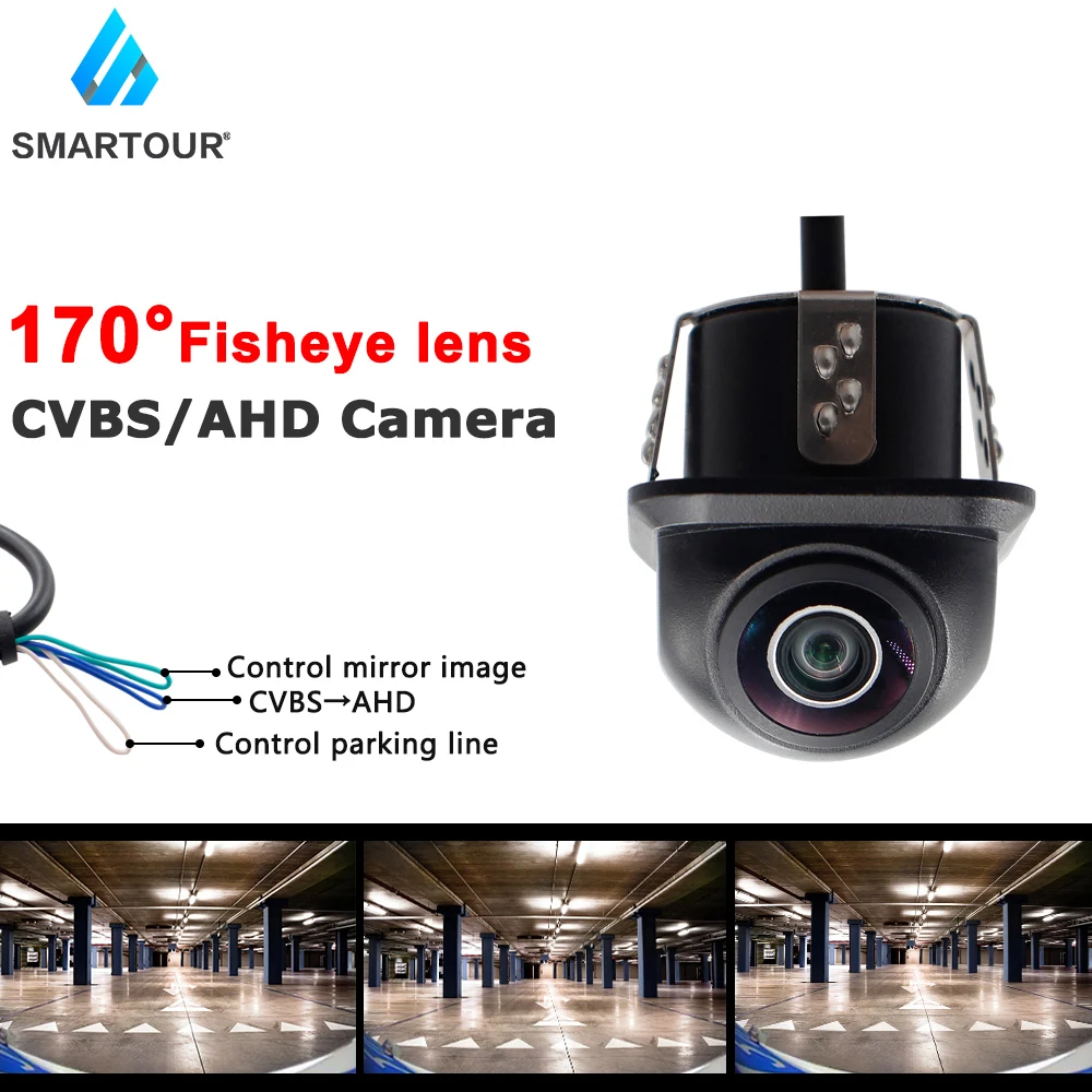 Новинка AHD 1080P/720P ночное видение объектив рыбий глаз задний вид автомобиля CVBS