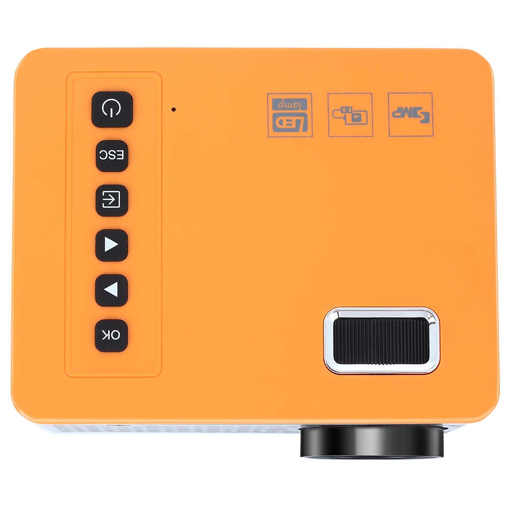 UC28D home children led projector mini portable family mobile phone projector support TF card video game player projector