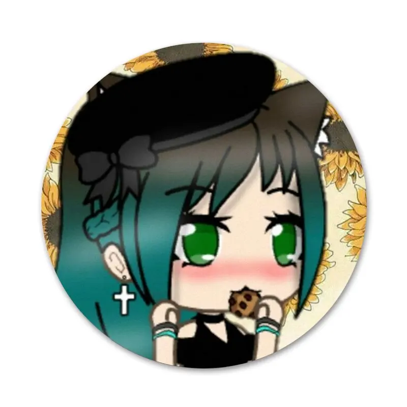 Социальная игра Gacha Life Badge Брошь заколка аксессуары для одежды рюкзака