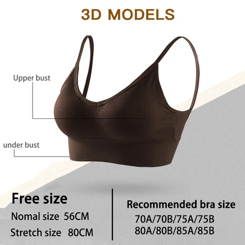 Sports Bra Women's Tube Top Unwired Bra Tank Top Bras For Women Yoga Underwear Yoga Fitness Bra Sweat suit Sport Sling Top