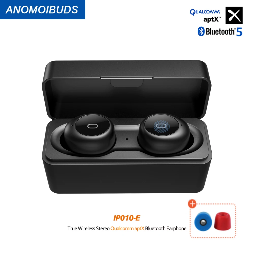 Anomoibuds IP010 E Bluetooth TWS наушники Aptx беспроводные QualcommChip CVC8.0 гарнитура мини размер с