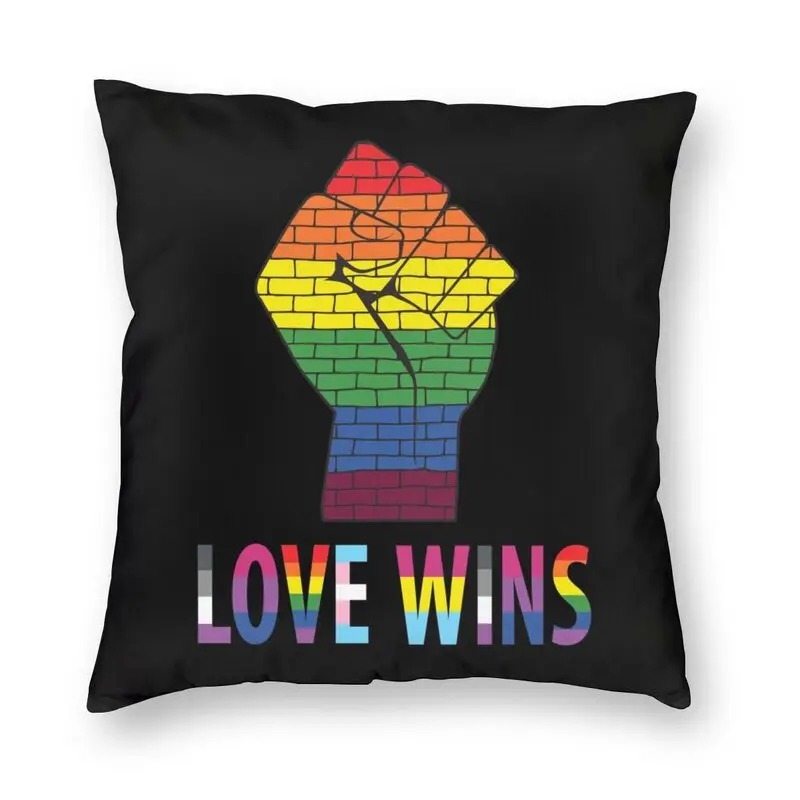 

Наволочка Love Wins для гомосексуалистов, домашняя декоративная подушка для дивана, двухсторонняя печать