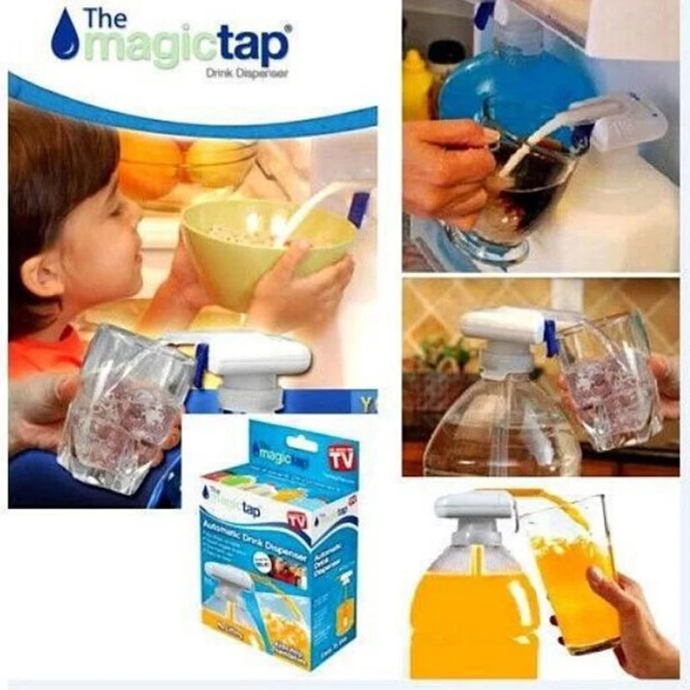

Automatic Beverage Straw Beverage Dispenser Magic Tap Spill Proof Water Pump Automatic Drinking Straw Suction Pump DIY Dispenser