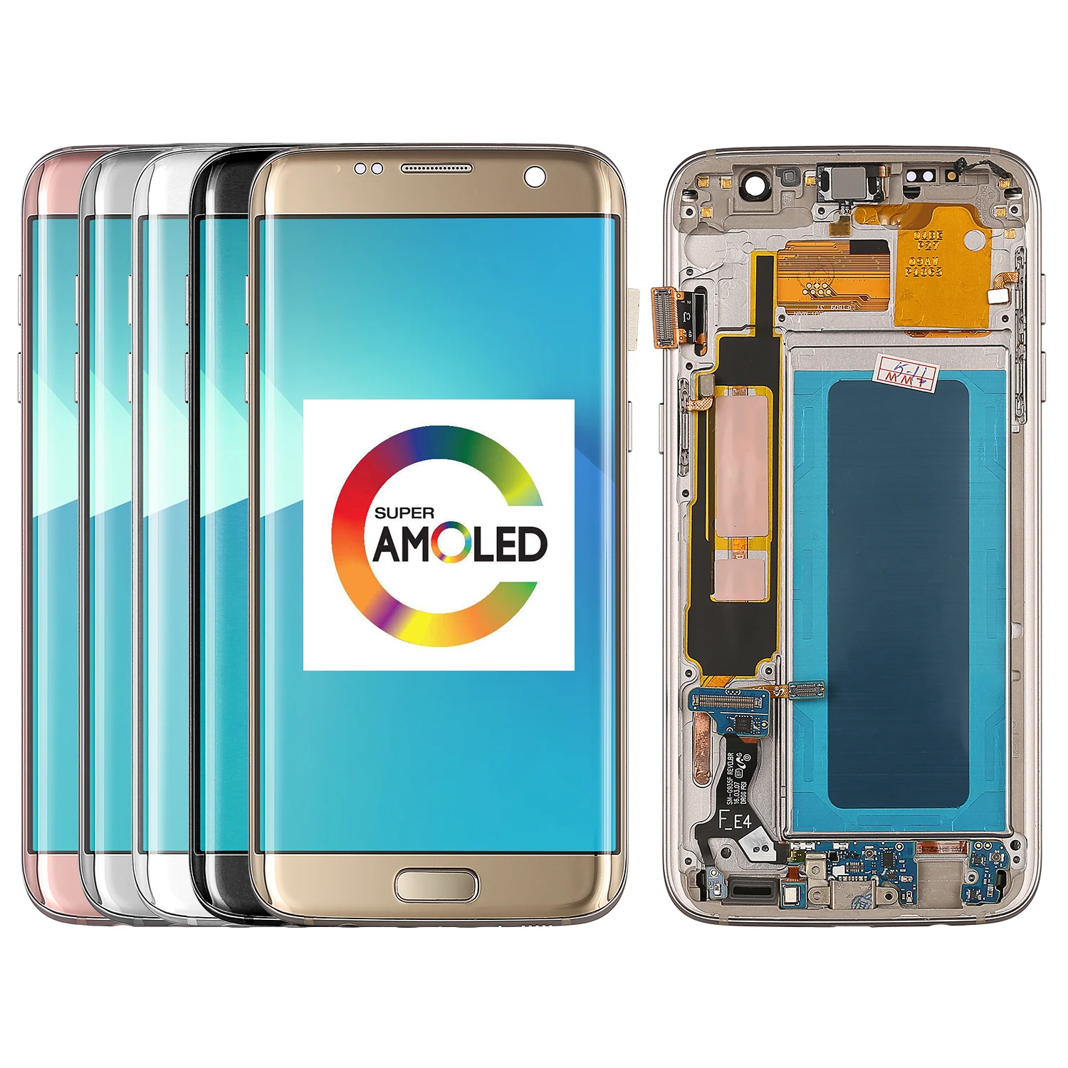 10 шт. LCDs для Samsung Galaxy S7 Edge дисплей G935 G935F G935FD ЖК-дисплей с сенсорным экраном
