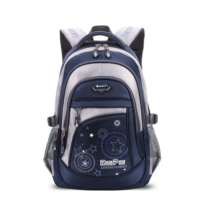 Нейлоновые школьные ранцы RUIPAI для мальчиков-подростков, детский рюкзак с принтом, брендовые дизайнерские школьные портфели унисекс