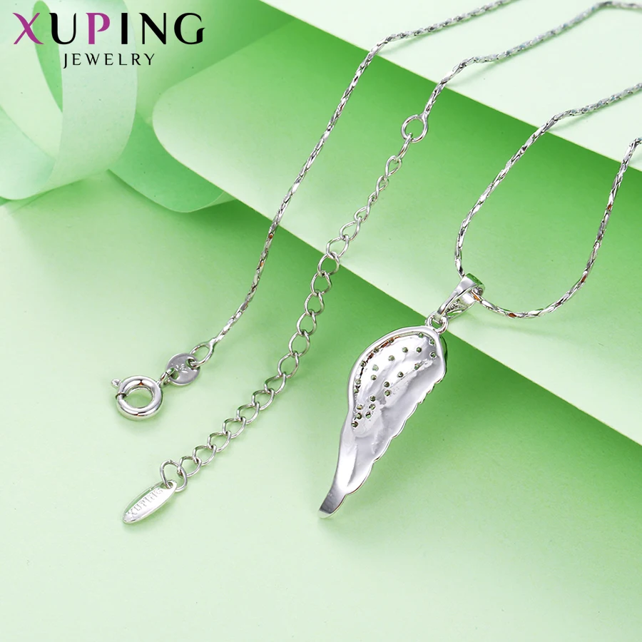 Ювелирные изделия Xuping модное ожерелье в форме крыльев Подвеска для женщин
