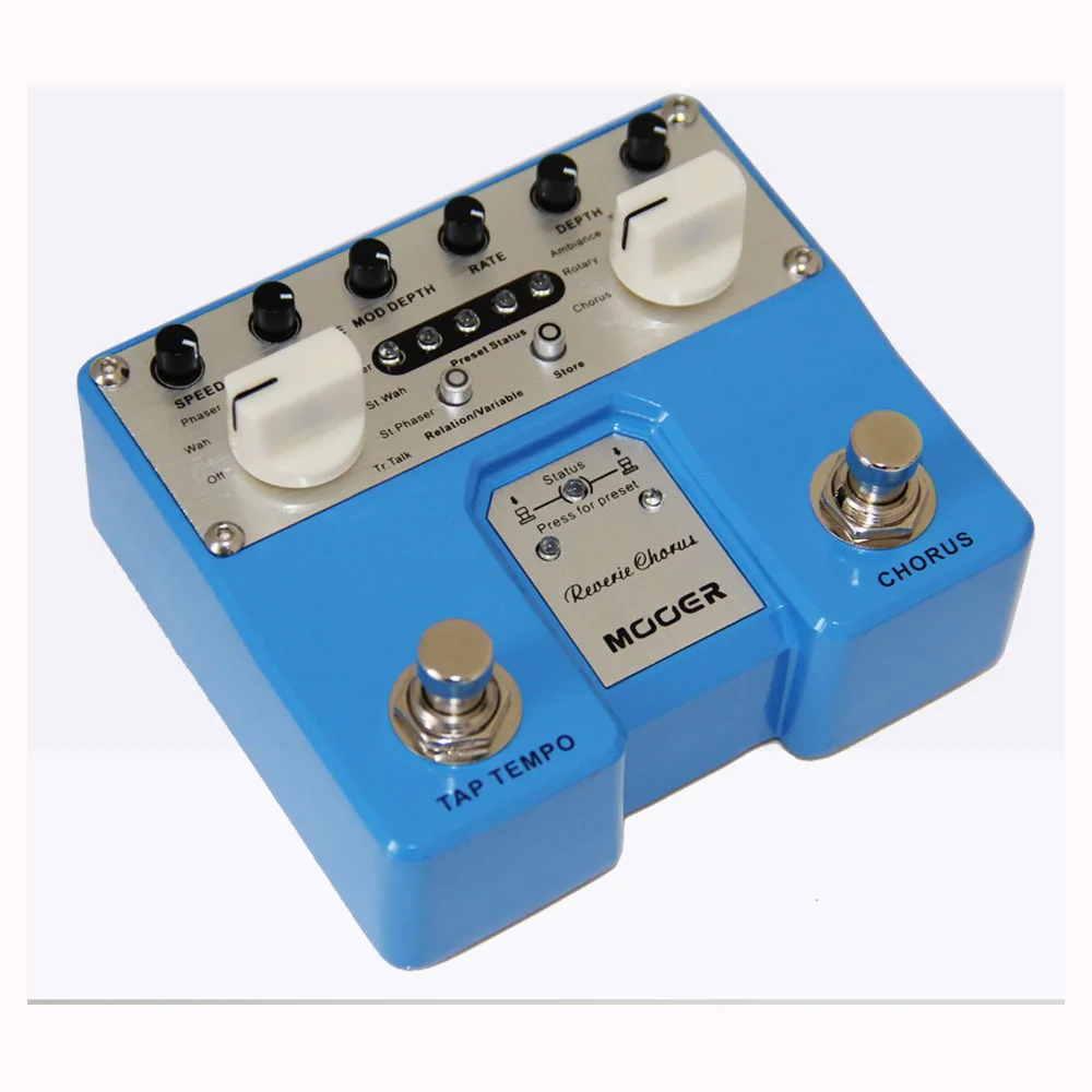 MOOER Reverie педаль для создания эффектов хора на гитаре 5 режимов 8 улучшающих нажмите