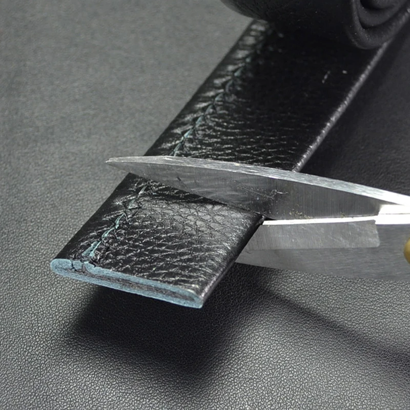 

Business Belt Black Automatic Buckle Belt for Men Genuine Leather Belt 200 190 180 170 160 150 140 130 120 110cm Plus Size 3.5cm