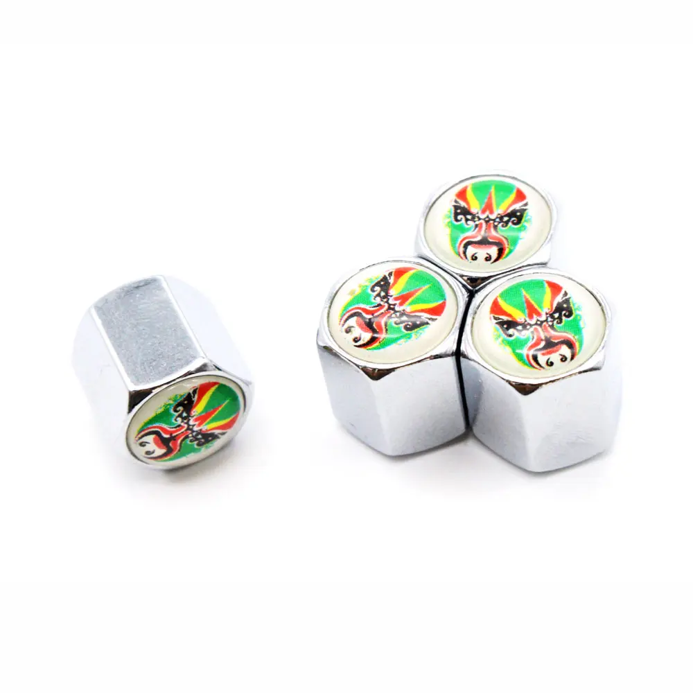4 Pcs/Set Zinc Alloy Face Style Tire Valve Stem Cap Wheel Air Caps for Auto Cars | Автомобили и мотоциклы