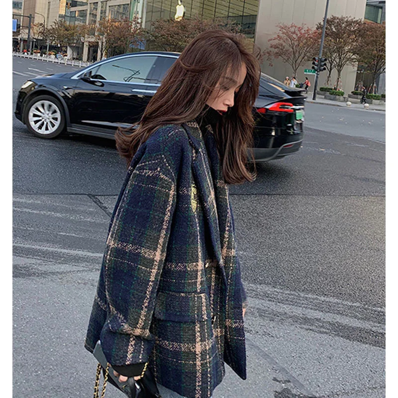 

CMAZ 2021 Autumn and Winter New All-Matching Hepburn Style Japanese Style Large