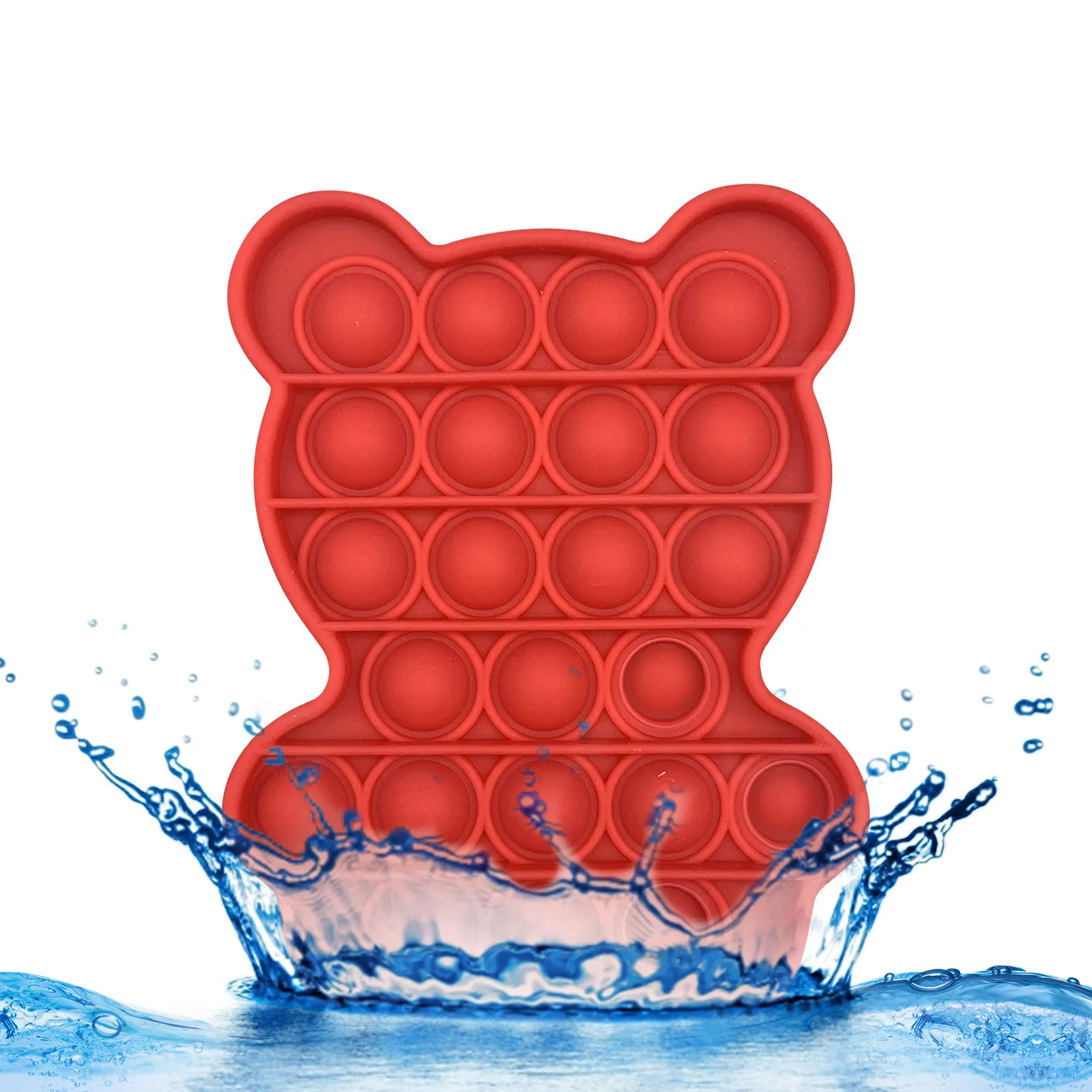 Empujar Dimple Fidget sensorial juguete alivio del estr&eacute;s juguete Alivio de los ni&ntilde;os adultos juguete para apretar blando divertido juguetes anti estr&eacute;s-2