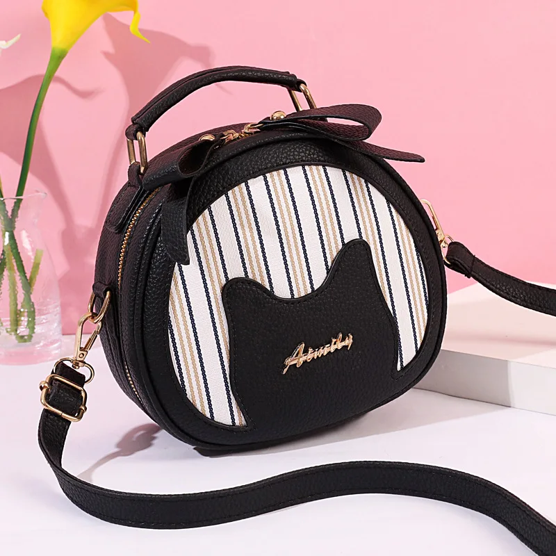 Women Bag Vintage Handbag Casual Tote Fashion Messenger Bags Shoulder Top-Handle Purse Wallet Leather 2019 New Black Blue | Багаж и сумки
