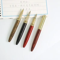high quality luxury fountain pen ball point pen business office signature calligraphy wood pen