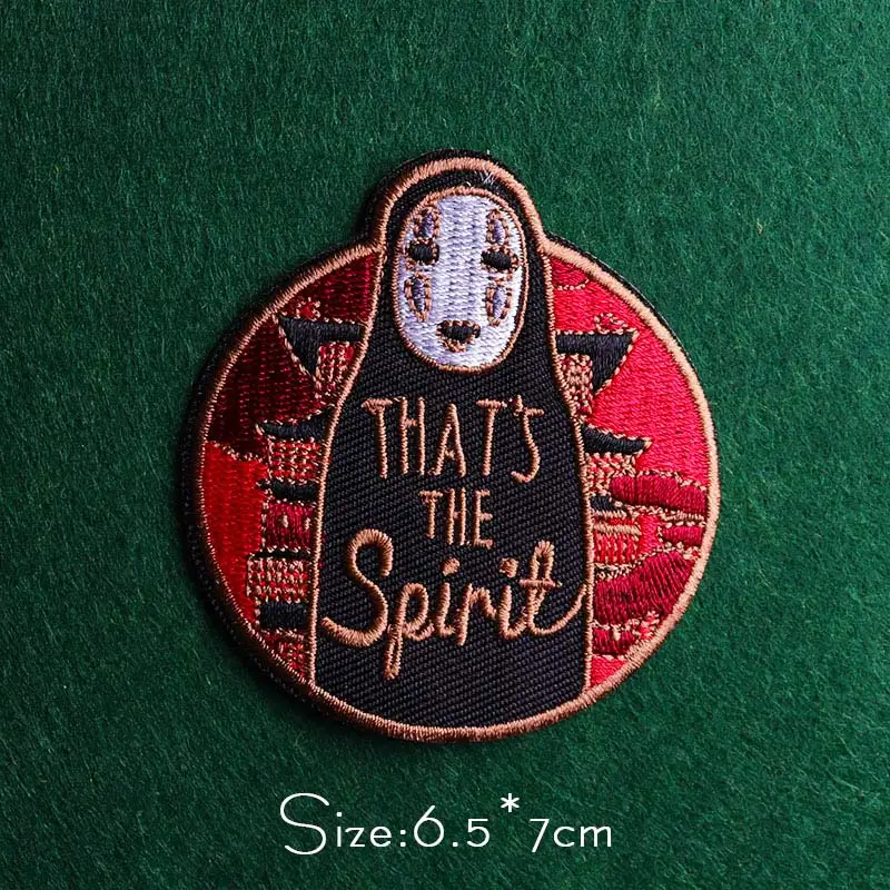 Нашивка из японского аниме Человек без лица вышитая нашивка для одежды атака на