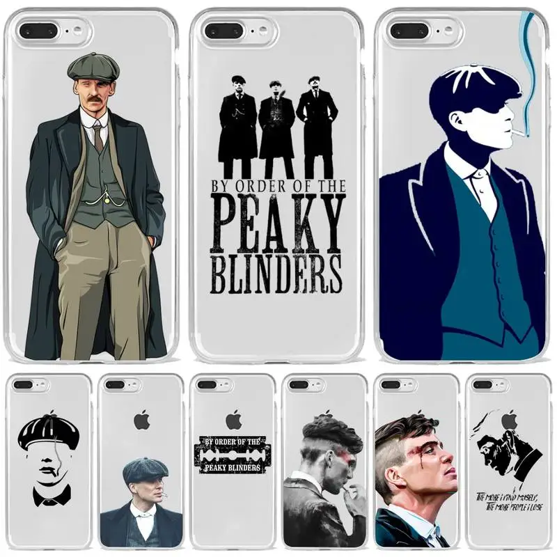 Прозрачный мягкий чехол для телефона с изображением Томаса дыма Peaky Blinders iphone 5 5s 5c
