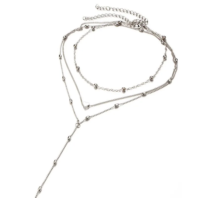 

New accessories fashion jewelry necklace multilayer love necklace pendant necklace set