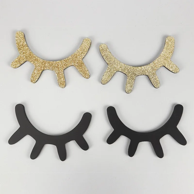 1 Pair Nordic Style Cute Wooden 3D Eyelash Wall Sticker Decor Children Kids Baby Room Background Home Decoration | Дом и сад