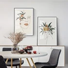 Плакаты и принты женские в стиле бохо, современные настенные картины в скандинавском стиле с изображением головы цветка для гостиной и спальни