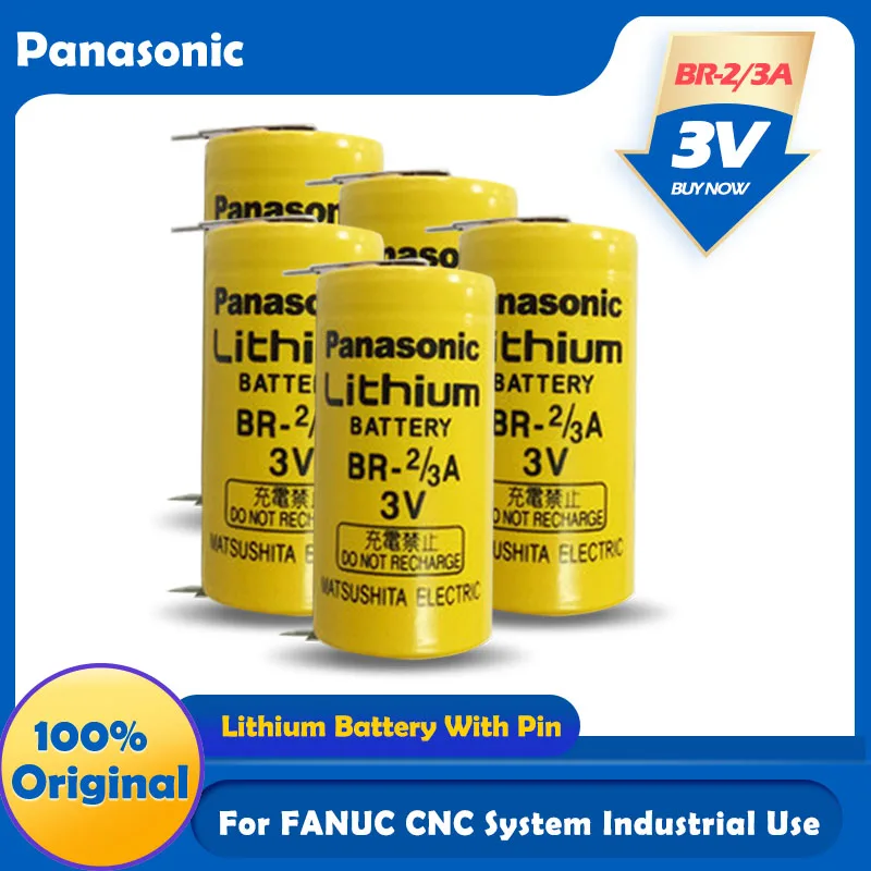 Оригинальный фотоаппарат Panasonic Φ/3A 3V BR2/3A BR2/3AE2P литиевая батарея для Fanuc система с