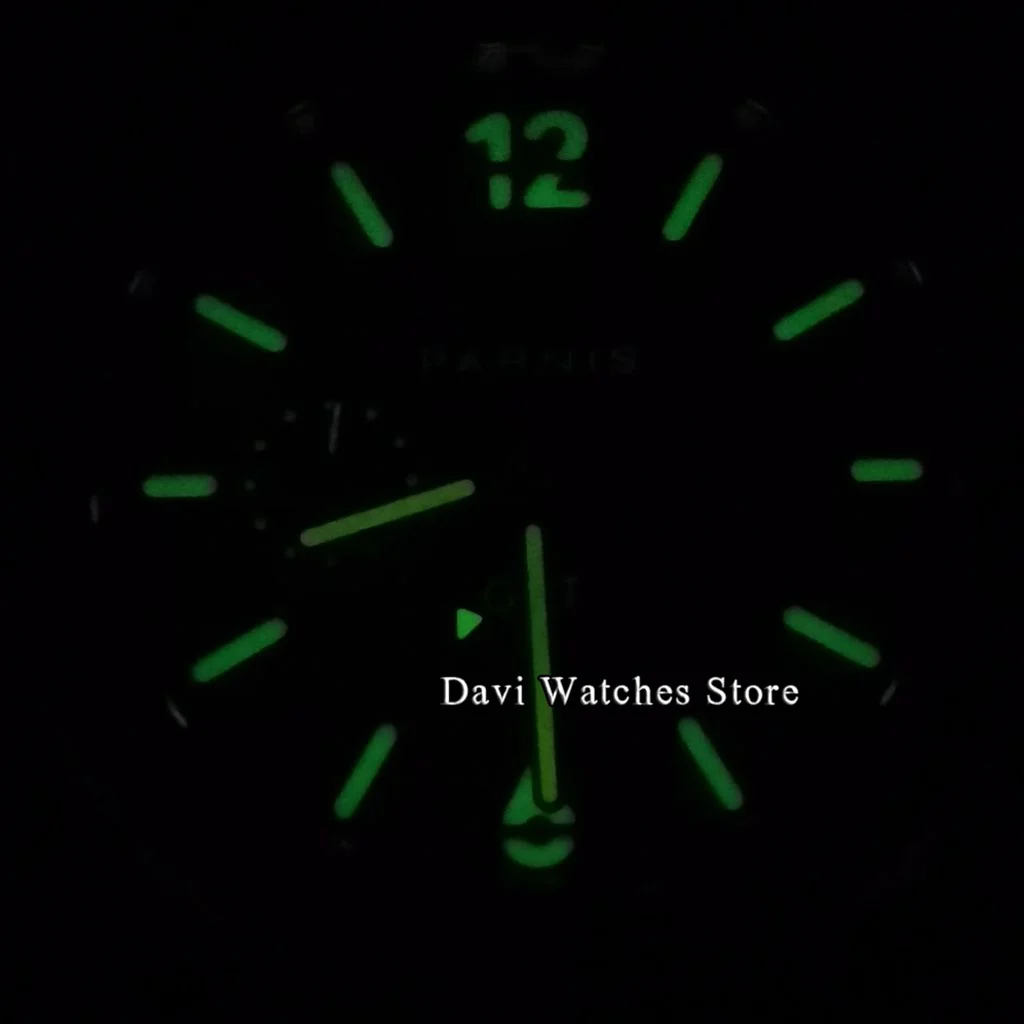 

Parnis 43mm Fashion Mens Watches Black Dial Yellow Numbers Seagull 3600 Hand Winding Mechanical Movement Watch
