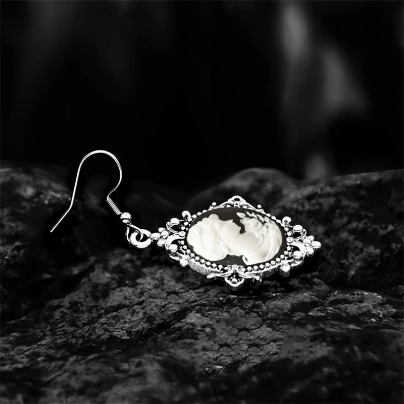 Женские винтажные серьги-подвески из нержавеющей стали 6 цветов - купить по