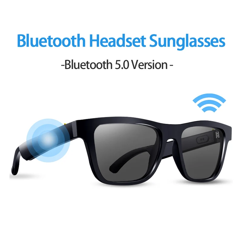 구매 E10 스마트 오디오 선글라스 BT5.0 무선 음악 헤드셋 UV 보호 안경 오디오 안경 핸즈프리 마이크 포함 남성용 운전