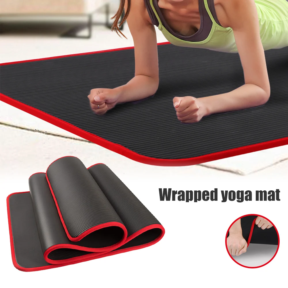 Коврик для йоги TPE 10 мм с позиционной линией коврики фитнеса и гимнастики