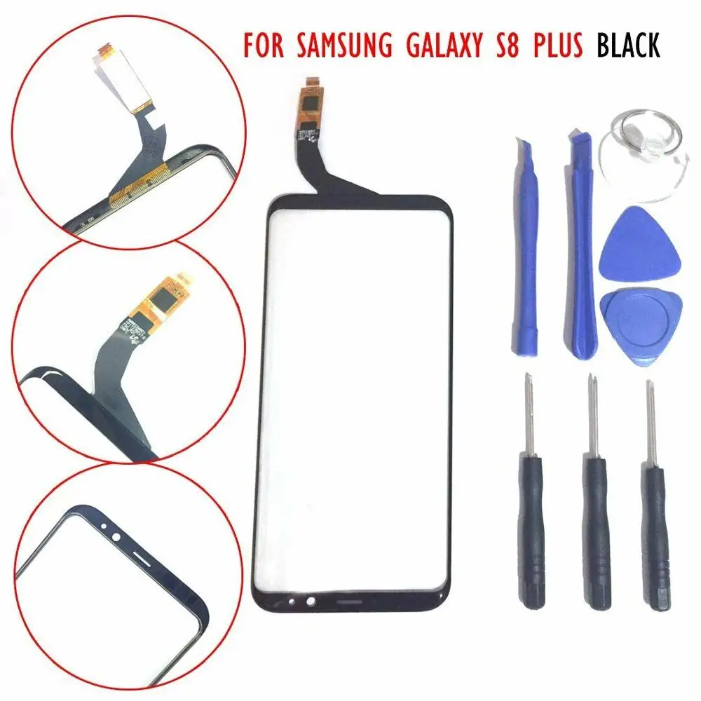 Фронтальная панель для Samsung Galaxy S8 Plus + G950 G950F G955 сенсорный экран ЖК-дисплей