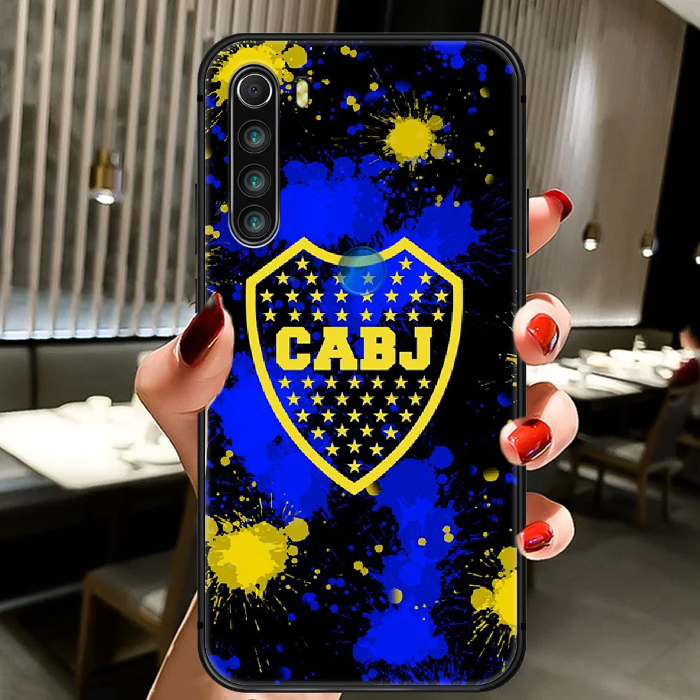 

Boca Juniors Phone Case Cover Hull For XIAOMI Redmi 7a 8a S2 K20 NOTE 5 5a 6 7 8 8t 9 9s Pro Max black Cell Silicone Shell