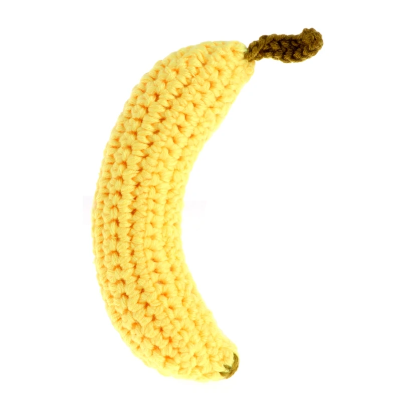 

Baby Kids Child Cute Crochet Knit Banana Toy Photography Props Equipment Outfits C5AF