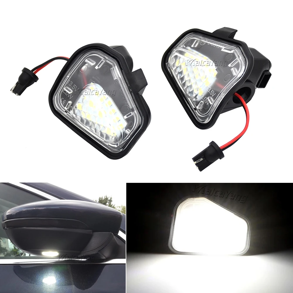 

SMD White LED Puddle Light For Volkswagen VW Passat EOS CC Scirocco Jetta Bulb Under Side Mirror Light No Error Led Puddle Lamp