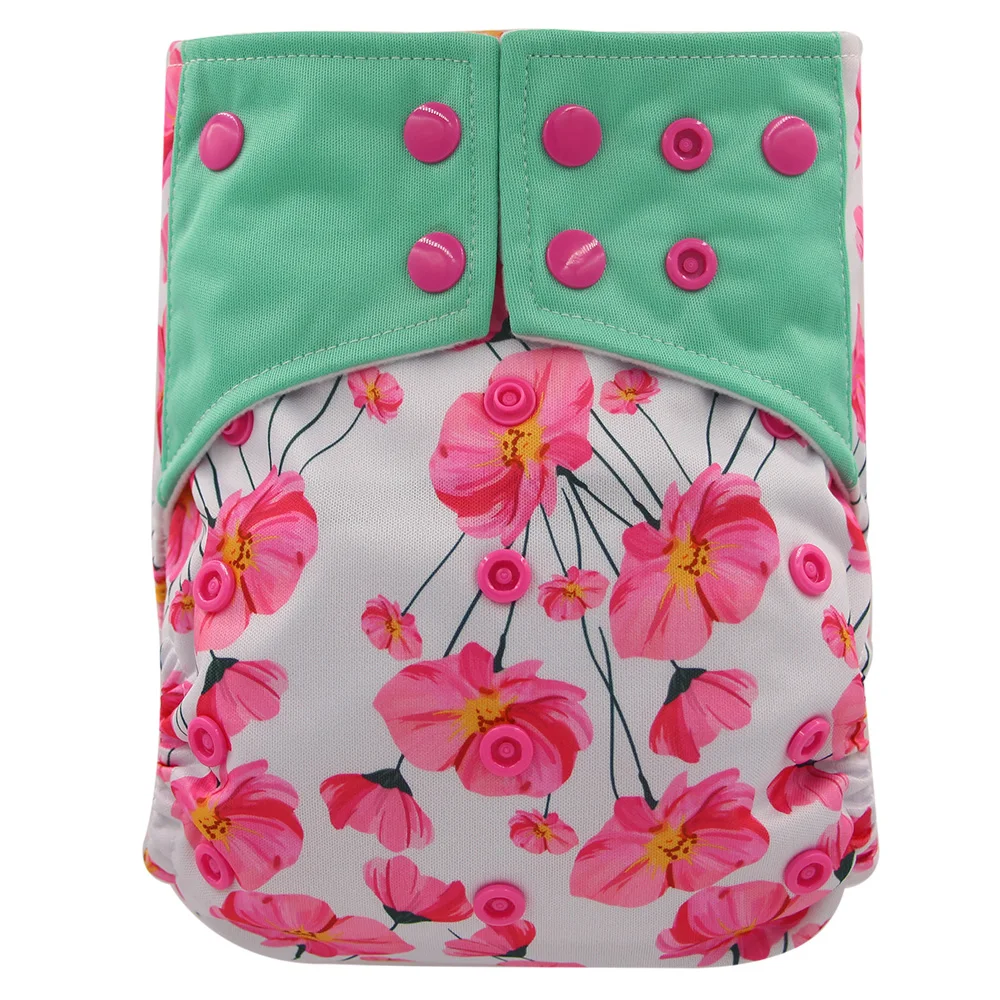 Детские водонепроницаемые подгузники подгузник из бамбукового угля один размер