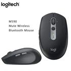 Беспроводная Бесшумная Bluetooth мышь Logitech M590, оптические бесшумные компьютерные мыши, Компьютерные периферийные аксессуары