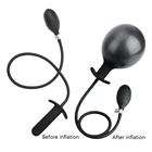 Надувная Анальная пробка для массажа простаты, расширяющаяся Анальная пробка с насосом, Анальный расширитель интимные игрушки для женщин Men