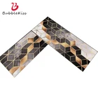 Пузырьковый поцелуй, длинный полосатый кухонный ковер, ромбовидный узор, коврики для гостиной, Декоративный Напольный коврик, домашний прикроватный коврик для ног