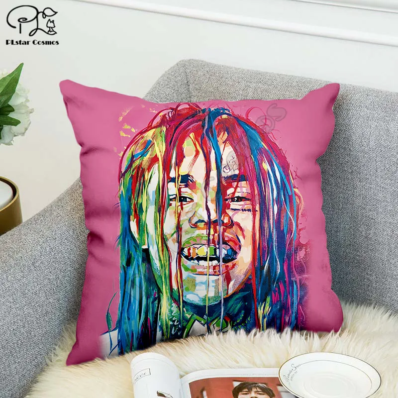 

Чехол для подушки SInger 6IX9INE, полиэстеровый декоративный чехол для подушки, наволочка для подушки, украшение для дома, стиль-6