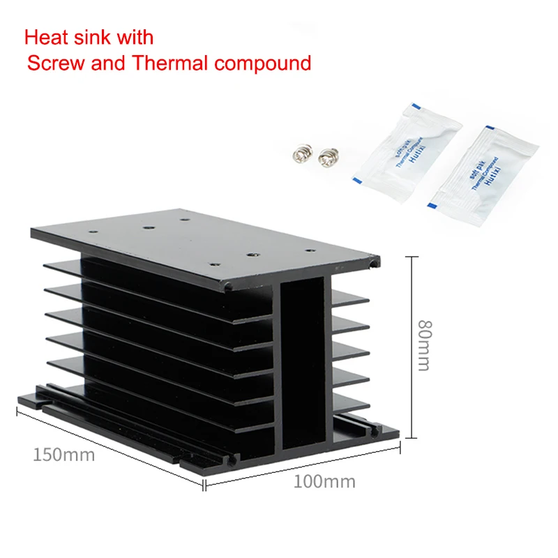 

Черный радиатор CG для твердотельных реле