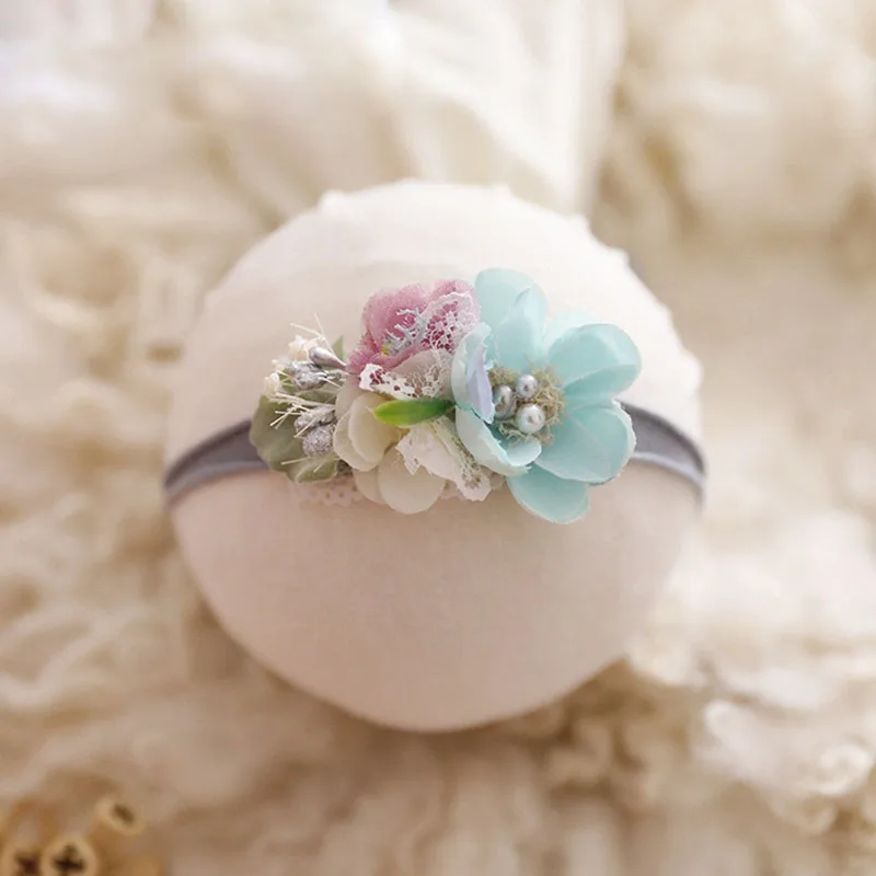 2019 реквизит для фотосъемки новорожденных Детские волосы малышей с цветочным