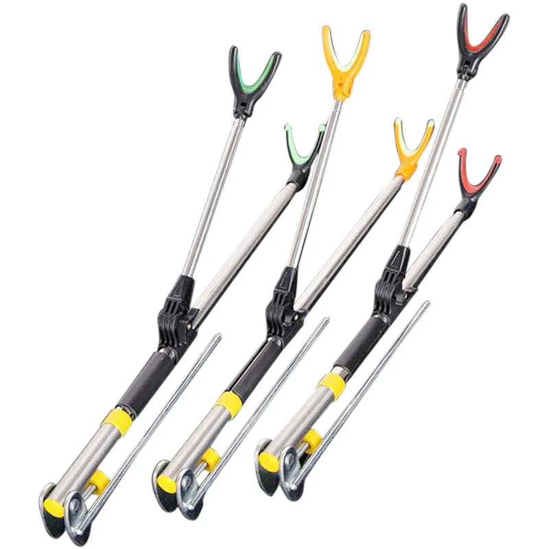 Новый держатель для удочки Регулируемая Гибкая противоскользящая нержавеющая