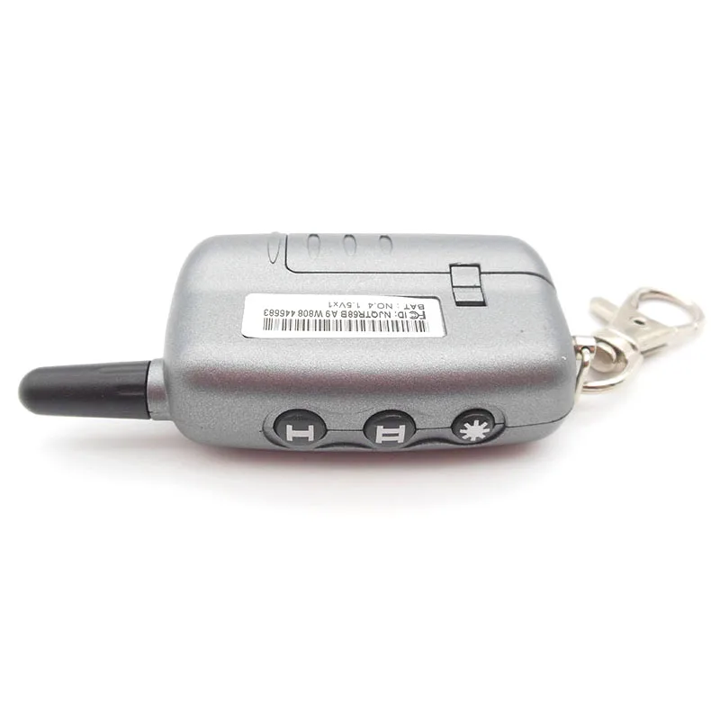 Новый A9 2-сторонний ЖК-пульт дистанционного управления брелок + силиконовый чехол