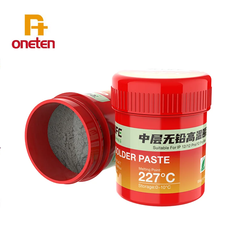 

High Temperature 227 Lead-Free RELIFE Solder Paste RL-406 for Mobile Phone Middle Layer of The Board Welding