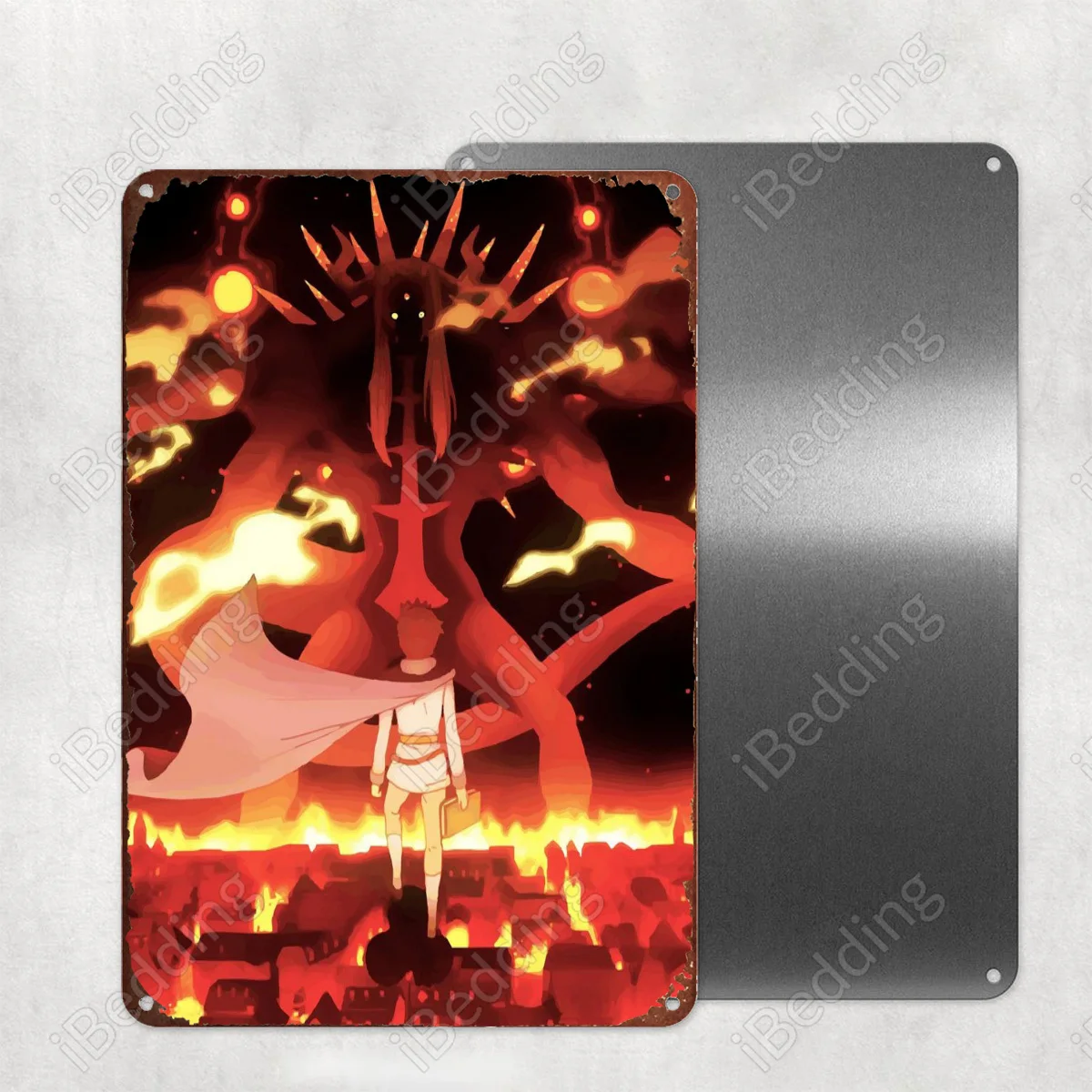 

Винтажные металлические знаки с чёрным клевером, 20 х0 см